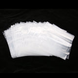 Max 100 Pieces Clear Grip Seal Ziplock Bag Self Seal Resealable Bags 14×20cm
