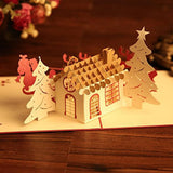Maxbell Creative 3D Christmas Card Pop Up Greeting Card Birthday Xmas Lovely Gifts B
