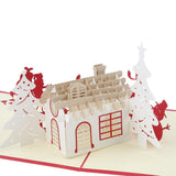 Maxbell Creative 3D Christmas Card Pop Up Greeting Card Birthday Xmas Lovely Gifts B