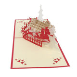 Maxbell Creative 3D Christmas Card Pop Up Greeting Card Birthday Xmas Lovely Gifts B