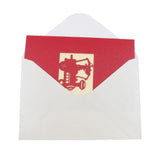 Maxbell 3D Christmas Cards, Pop Up Greeting Holiday Card for Xmas Handmade Gifts E