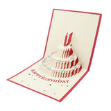 Maxbell 3D Pop Up Greeting Cards Wedding Birthday Valentine's Day Anniversary Nice B