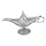 Maxbell Aladdin Genie Light Lamp Jewelry Holder Home Decoration Gift Silver