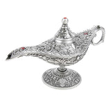 Maxbell Aladdin Genie Light Lamp Jewelry Holder Home Decoration Gift Silver