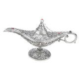 Maxbell Aladdin Genie Light Lamp Jewelry Holder Home Decoration Gift Silver