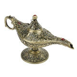 Maxbell Aladdin Genie Light Lamp Jewelry Holder Home Decoration Gift Bronze