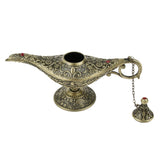 Maxbell Aladdin Genie Light Lamp Jewelry Holder Home Decoration Gift Bronze