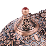 Maxbell Aladdin Genie Light Lamp Jewelry Holder Home Decoration Gift Red Copper