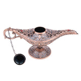 Maxbell Aladdin Genie Light Lamp Jewelry Holder Home Decoration Gift Red Copper