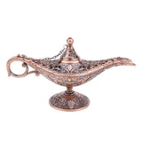 Maxbell Aladdin Genie Light Lamp Jewelry Holder Home Decoration Gift Red Copper