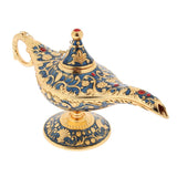 Maxbell Aladdin Genie Light Lamp Jewelry Holder, Home Decoration, Gift Dark Blue