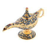 Maxbell Aladdin Genie Light Lamp Jewelry Holder, Home Decoration, Gift Dark Blue