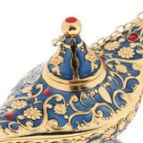 Maxbell Aladdin Genie Light Lamp Jewelry Holder, Home Decoration, Gift Dark Blue