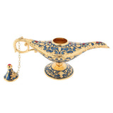 Maxbell Aladdin Genie Light Lamp Jewelry Holder, Home Decoration, Gift Dark Blue