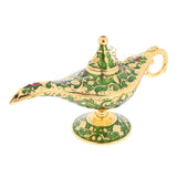 Maxbell Aladdin Genie Light Lamp Jewelry Holder, Home Decoration, Gift Green