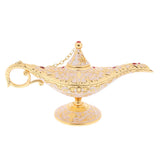 Maxbell Aladdin Genie Light Lamp Jewelry Holder, Home Decoration, Gift White