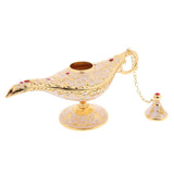 Maxbell Aladdin Genie Light Lamp Jewelry Holder, Home Decoration, Gift White