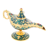 Maxbell Aladdin Genie Light Lamp Jewelry Holder, Home Decoration, Gift Light Blue