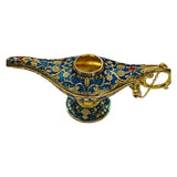 Maxbell Aladdin Genie Light Lamp Jewelry Holder, Home Decoration, Gift Light Blue