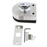 Max Maxb Durable Keyless Stainless Steel Anti-theft Security Lock, Glass Door Lock