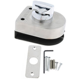 Max Maxb Durable Keyless Stainless Steel Anti-theft Security Lock, Glass Door Lock