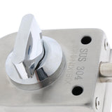 Max Maxb Durable Keyless Stainless Steel Anti-theft Security Lock, Glass Door Lock