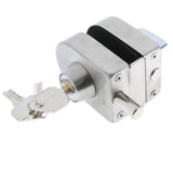 Max Maxb 304 Stainless Steel Antitheft Security Glass Door Lock for 10-12mm Thickness