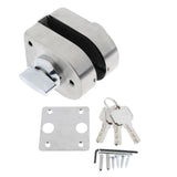 Max Maxb 304 Stainless Steel Antitheft Security Glass Door Lock for 10-12mm Thickness