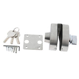 Max Maxb 304 Stainless Steel Antitheft Security Glass Door Lock for 10-12mm Thickness