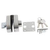 Max Maxb 304 Stainless Steel Antitheft Security Glass Door Lock for 10-12mm Thickness