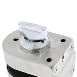 Max Maxb 304 Stainless Steel Antitheft Security Glass Door Lock for 10-12mm Thickness