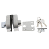 Max Maxb 304 Stainless Steel Antitheft Security Glass Door Lock for 10-12mm Thickness