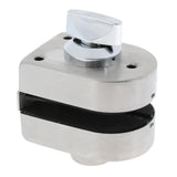 Max Maxb 304 Stainless Steel Antitheft Security Glass Door Lock for 10-12mm Thickness