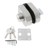 Max Maxb 304 Stainless Steel Antitheft Security Glass Door Lock for 10-12mm Thickness
