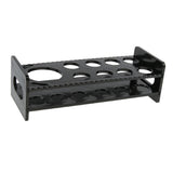 Max Maxb 9-Hole Black Acrylic Shot Glass Holder Rack Barware Whisky Cup Serving Tray