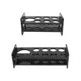 Max Maxb 9-Hole Black Acrylic Shot Glass Holder Rack Barware Whisky Cup Serving Tray