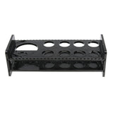 Max Maxb 9-Hole Black Acrylic Shot Glass Holder Rack Barware Whisky Cup Serving Tray