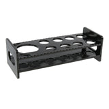 Max Maxb 9-Hole Black Acrylic Shot Glass Holder Rack Barware Whisky Cup Serving Tray
