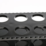 Max Maxb 9-Hole Black Acrylic Shot Glass Holder Rack Barware Whisky Cup Serving Tray