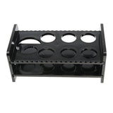 Max Maxb 7-Hole Black Acrylic Shot Glass Holder Rack Barware Whisky Cup Serving Tray