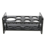 Max Maxb 7-Hole Black Acrylic Shot Glass Holder Rack Barware Whisky Cup Serving Tray