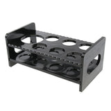 Max Maxb 7-Hole Black Acrylic Shot Glass Holder Rack Barware Whisky Cup Serving Tray