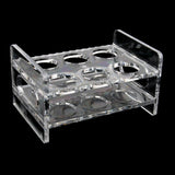 Max Maxb 6-Hole Clear Acrylic Shot Glass Holder Rack Barware Whisky Cup Serving Tray