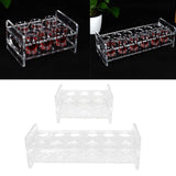 Max Maxb 6-Hole Clear Acrylic Shot Glass Holder Rack Barware Whisky Cup Serving Tray
