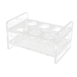 Max Maxb 6-Hole Clear Acrylic Shot Glass Holder Rack Barware Whisky Cup Serving Tray