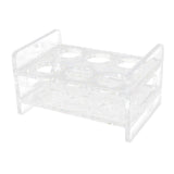 Max Maxb 6-Hole Clear Acrylic Shot Glass Holder Rack Barware Whisky Cup Serving Tray