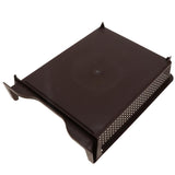 Max Acrylic Side Load Stackable A4 Paper Tray Organizer Folders Storage Brown