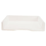 Max Acrylic Side Load Stackable Paper Tray Organizer Letter File Storage White