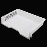 Max Acrylic Side Load Stackable Paper Tray Organizer Letter File Storage White