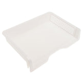 Max Acrylic Side Load Stackable Paper Tray Organizer Letter File Storage White